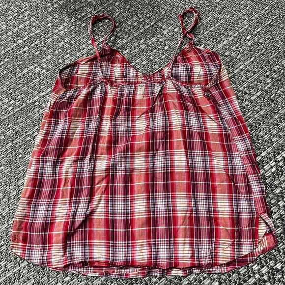 Ardene | Pink Plaid Lightweight Tank - Picture 10 of 13